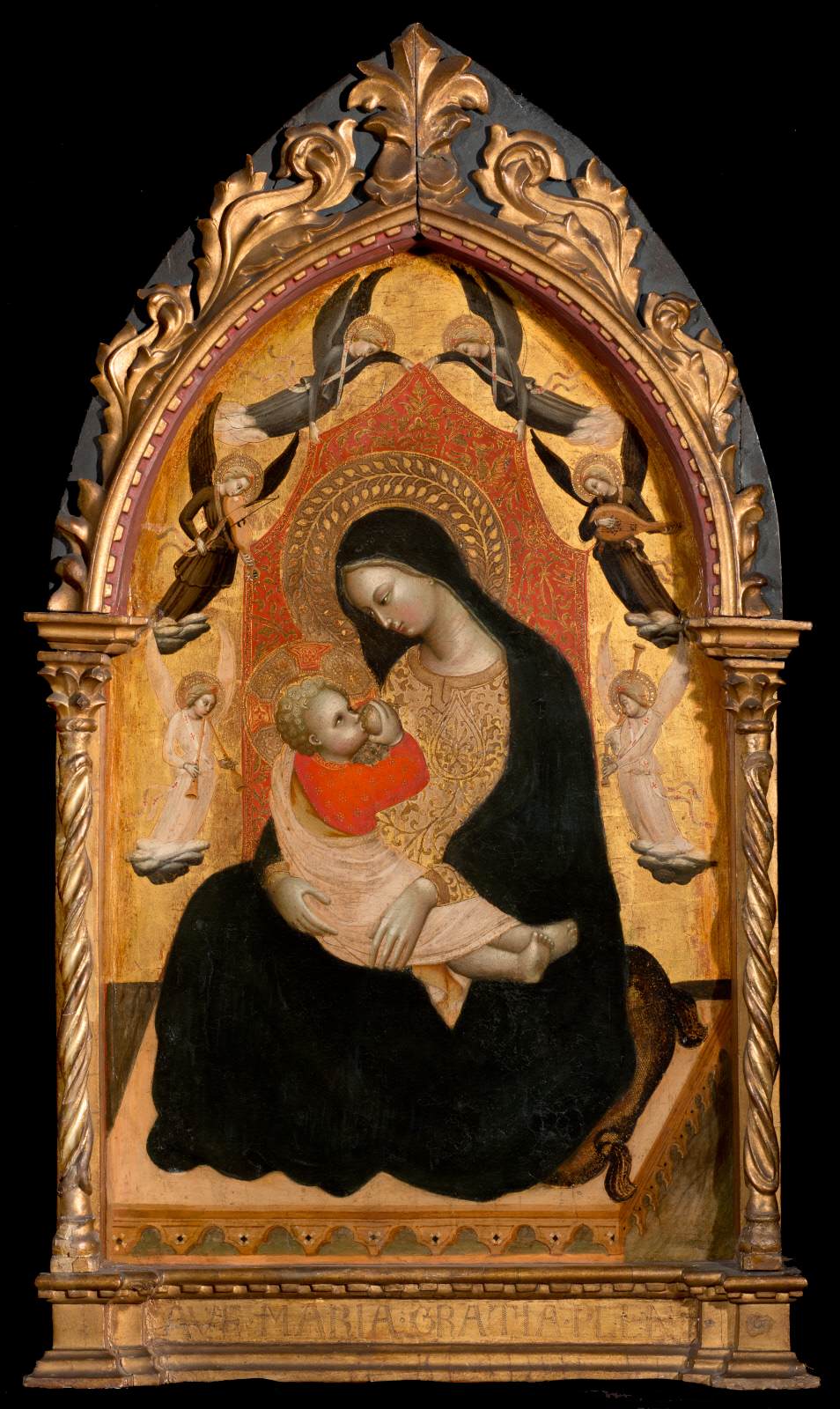 Virgin and Child with Music-Making Angels