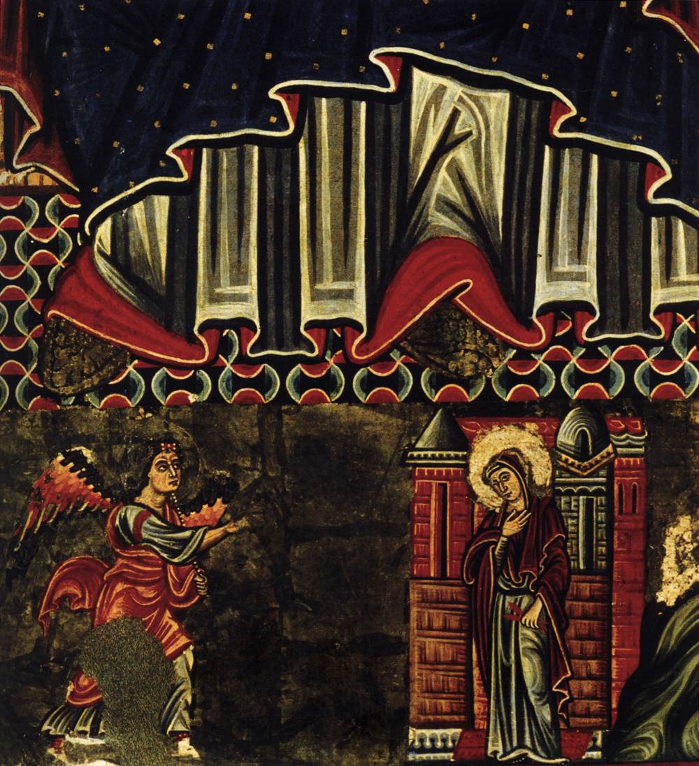 Virgin with Child Enthroned (detail)