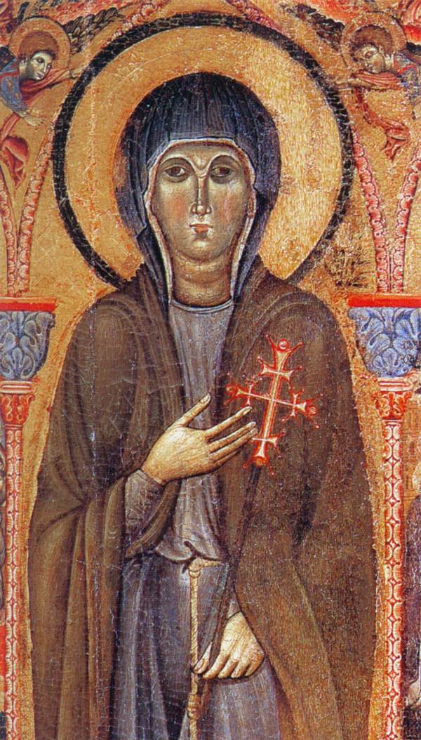 Altarpiece of St Clare (detail)