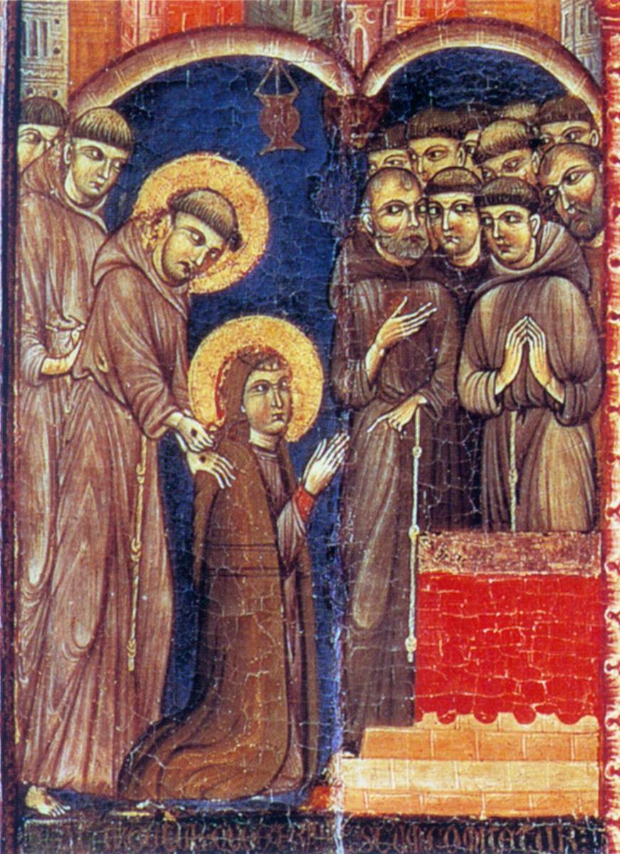 Altarpiece of St Clare (detail)