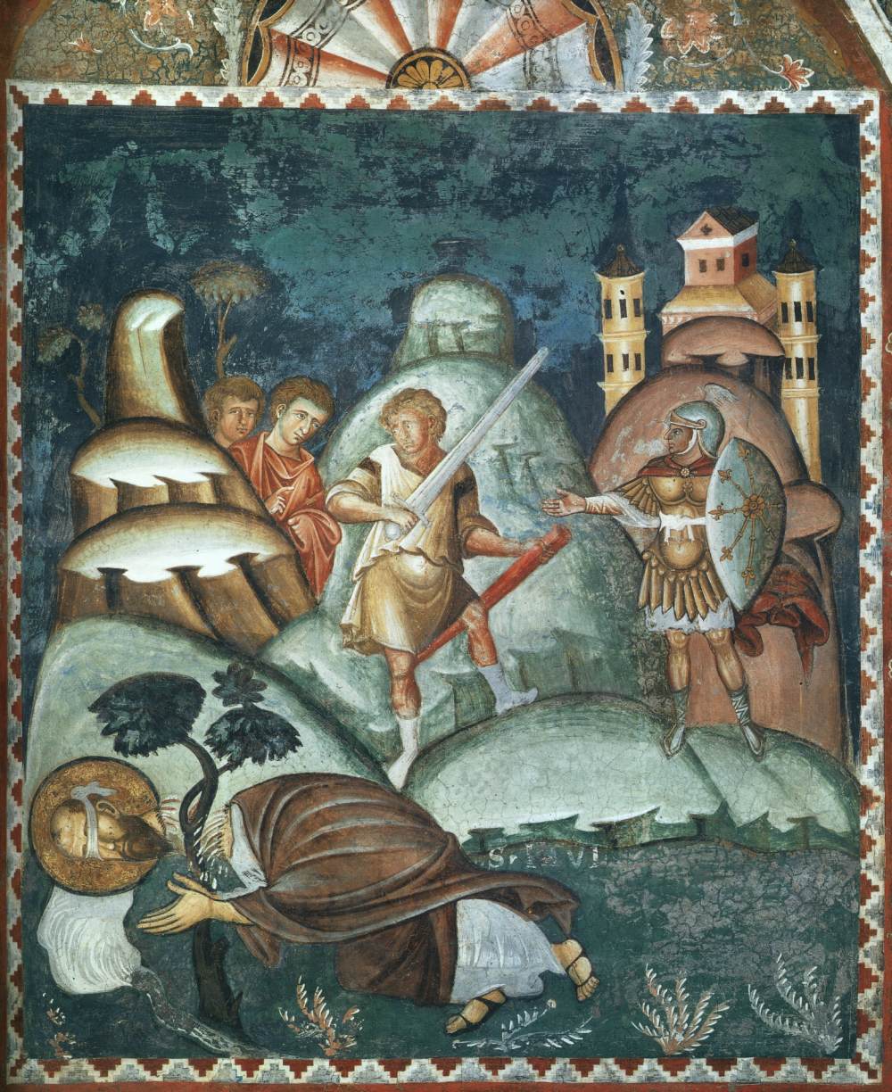 Beheading of St Paul (south wall, right)