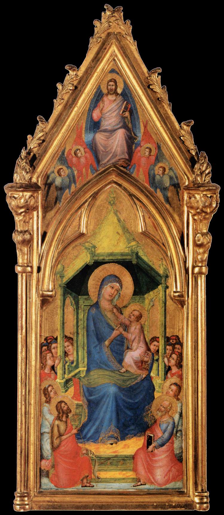 Virgin and Child Enthroned