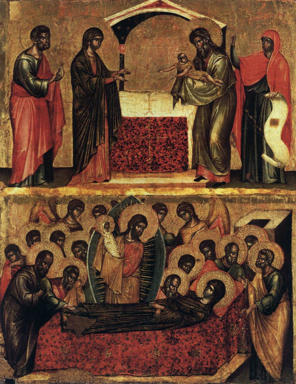 Presentation of the Temple and Dormition of the Virgin