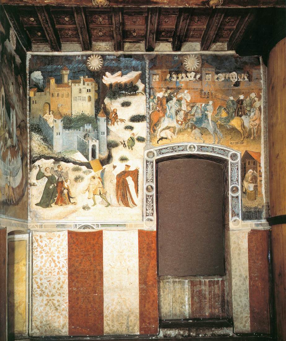 View of the east wall (January and February)