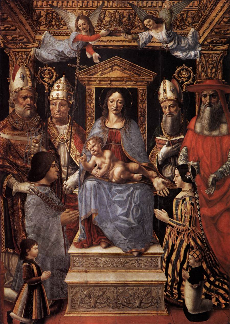 Virgin and Child Enthroned with the Doctors of the Church