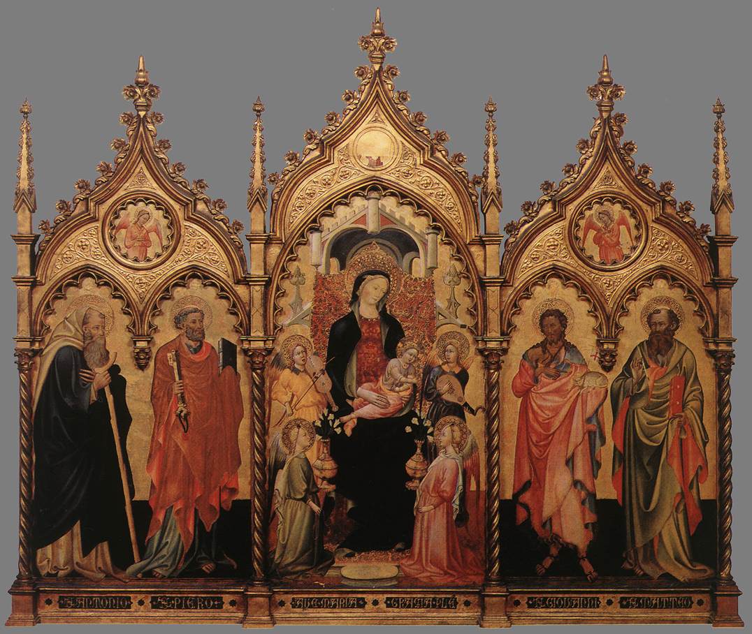 Madonna and Child Enthroned with Saints