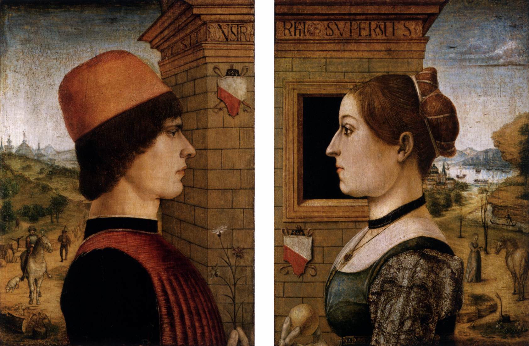 Portrait of a Man, Portrait of a Woman