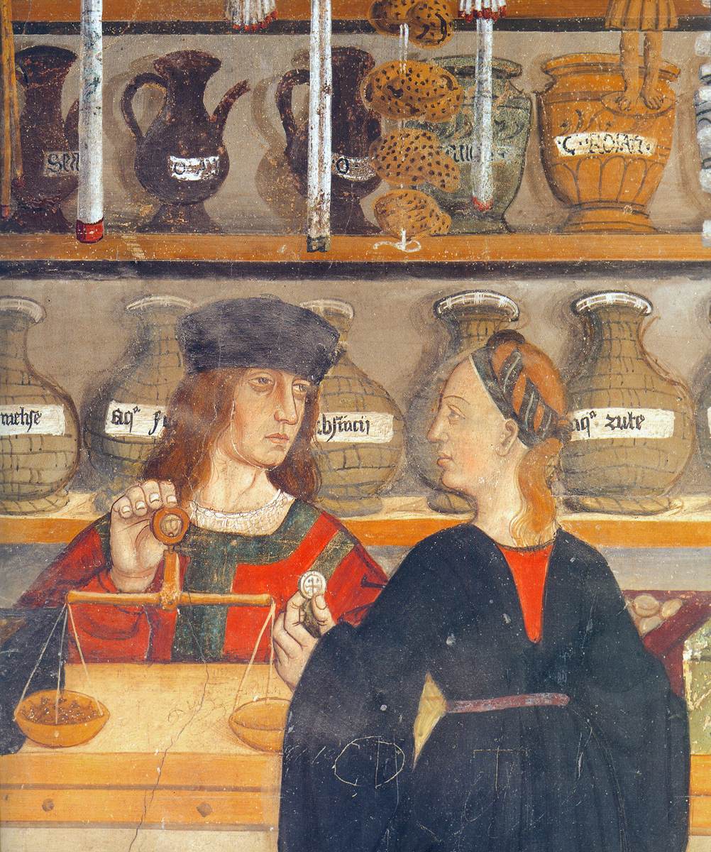 Apothecary's shop (detail)