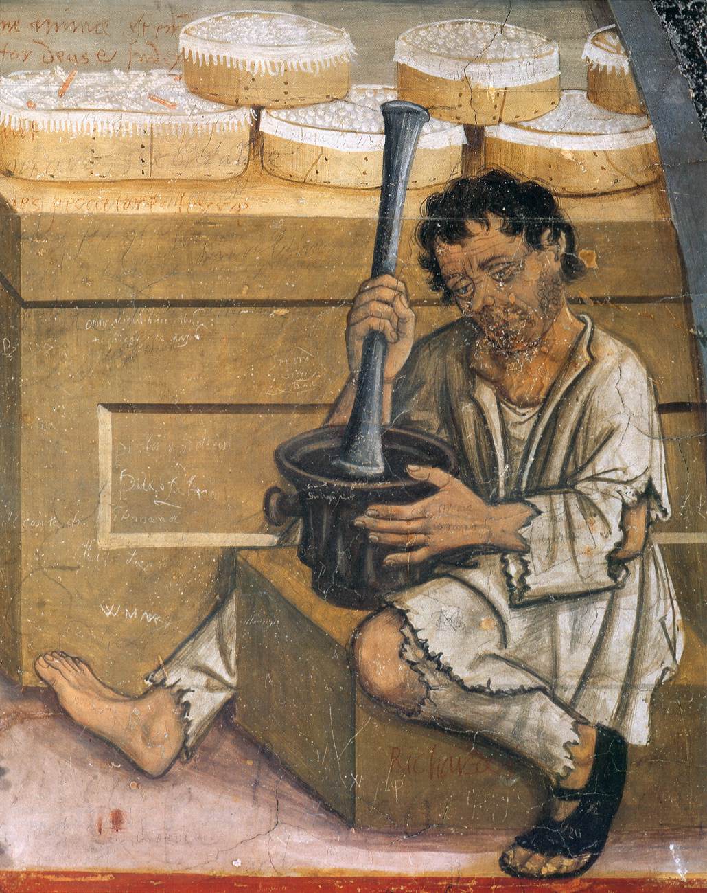 Apothecary's shop (detail)