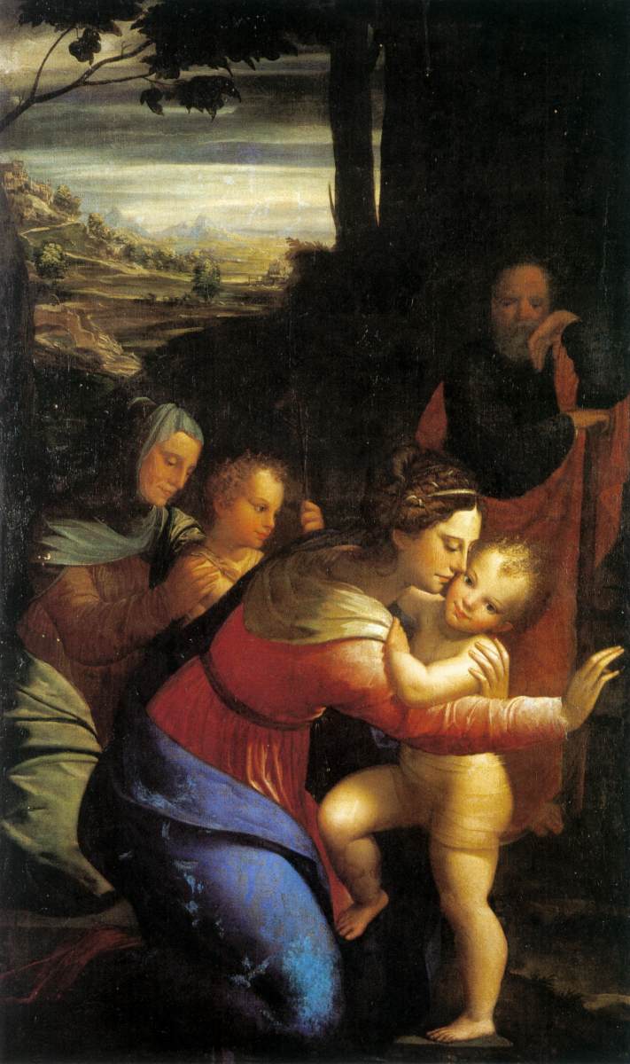 Holy Family with St Elisabeth and the Infant St John the Baptist