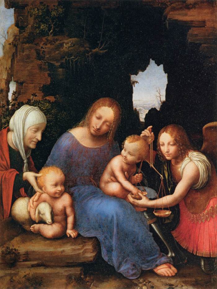 Virgin and Child with Sts Elizabeth, John and Michael