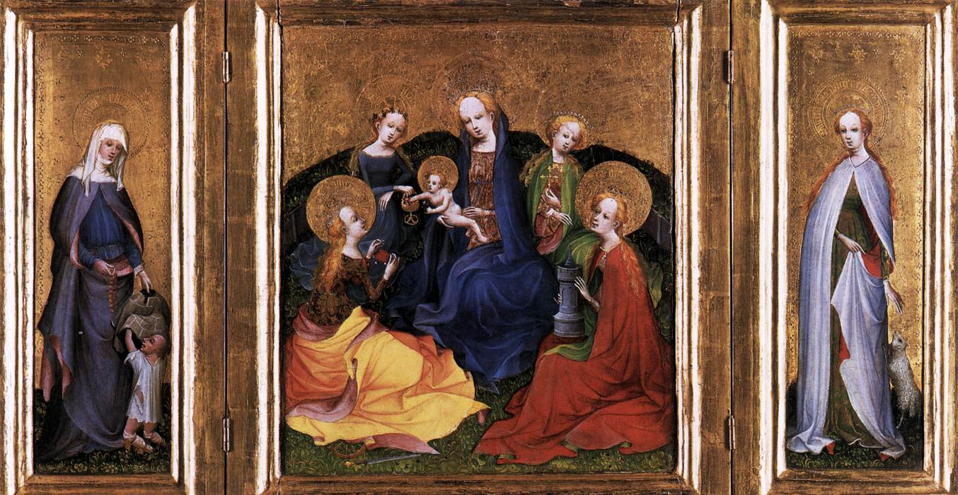 Triptych: Madonna and Child with Saints