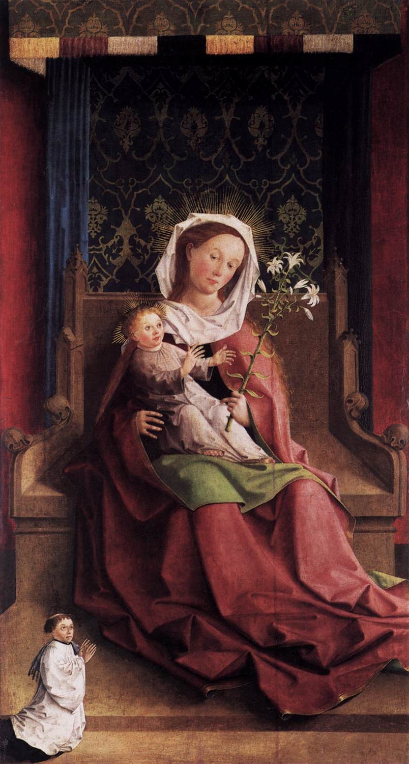 Darmstadt Altarpiece: Virgin and Child Enthroned