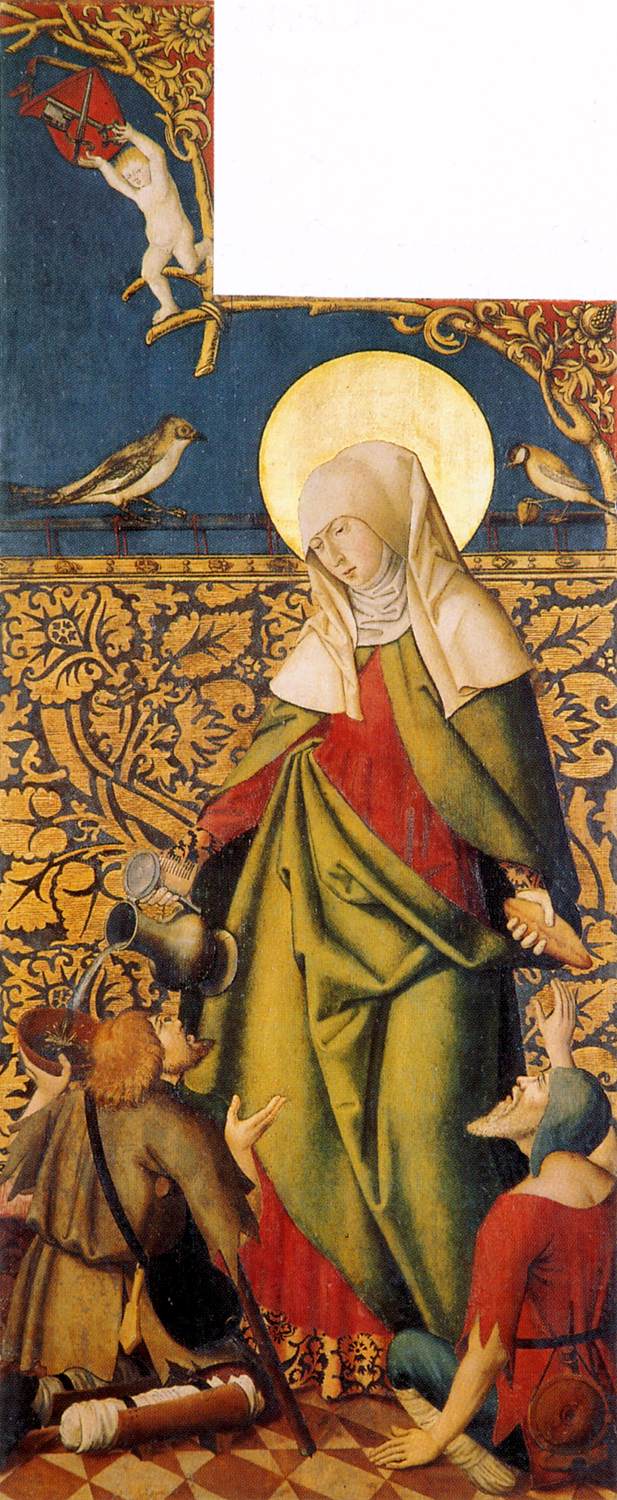 St Elizabeth Giving Bread and Wine to Beggars