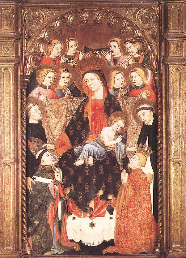 Virgin and Child with Angels and Saints