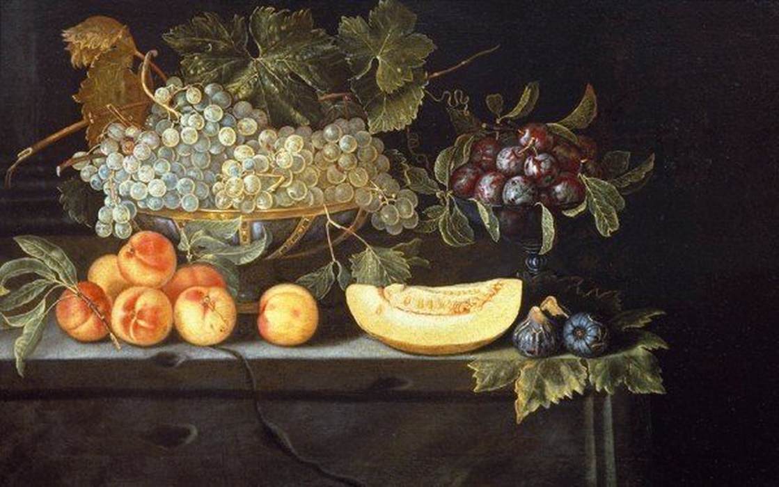 Still-Life with a Bowl of Grapes