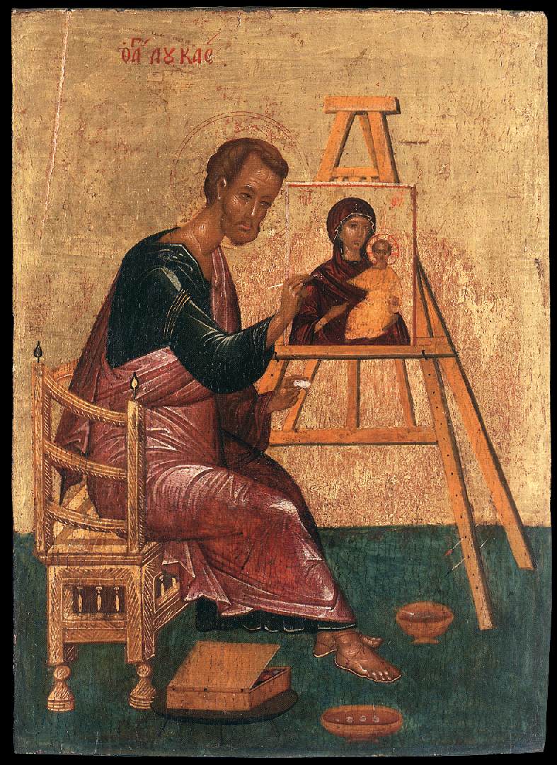 Luke Paints the Icon of the Mother of God Hodegetria
