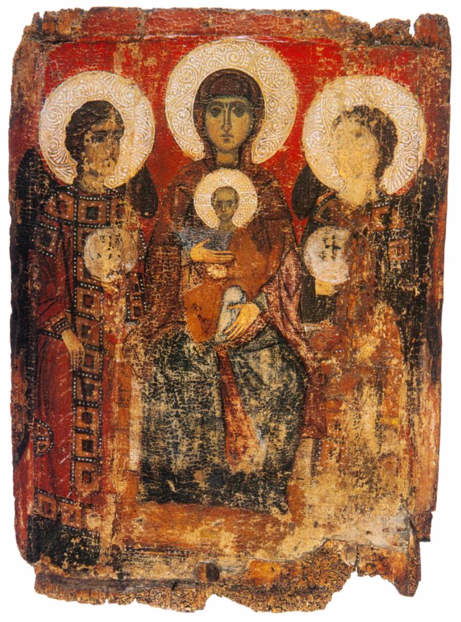 Virgin and Child with the Archangels Michael and Gabriel