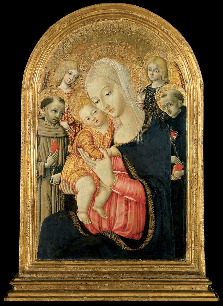 Virgin and Child with Angels and Saints