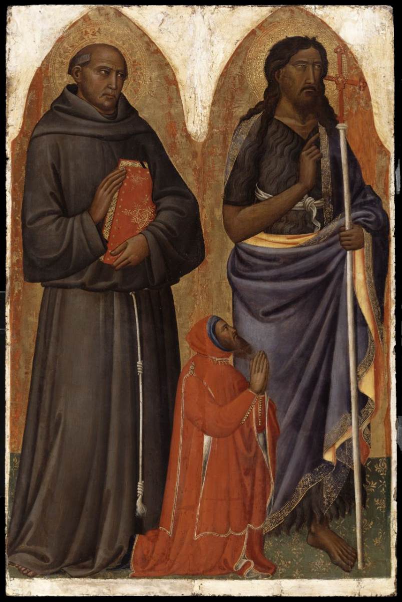 Sts John the Baptist and Anthony of Padua with the Donor Bonifazio Lupi