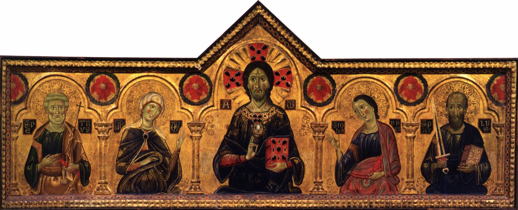 Christ the Redeemer and Four Saints