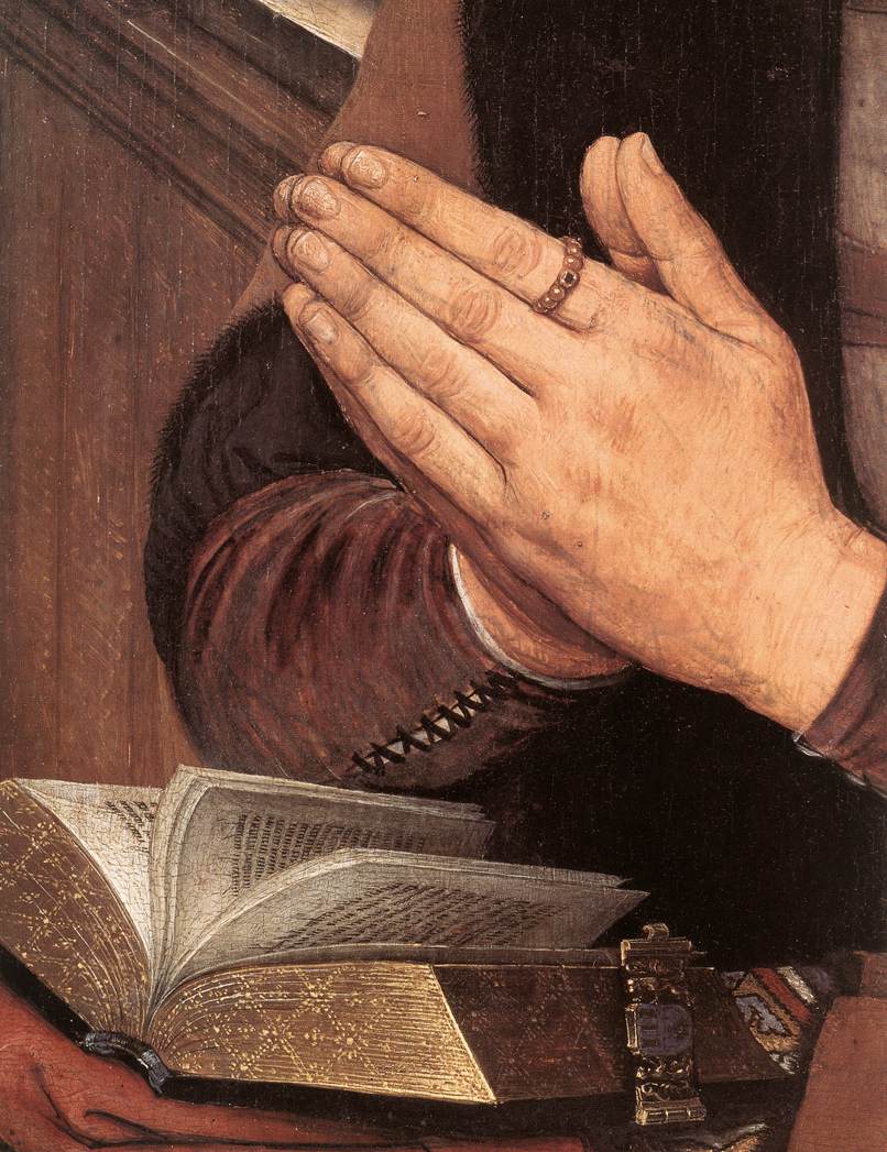 Diptych of Maarten Nieuwenhove (detail)