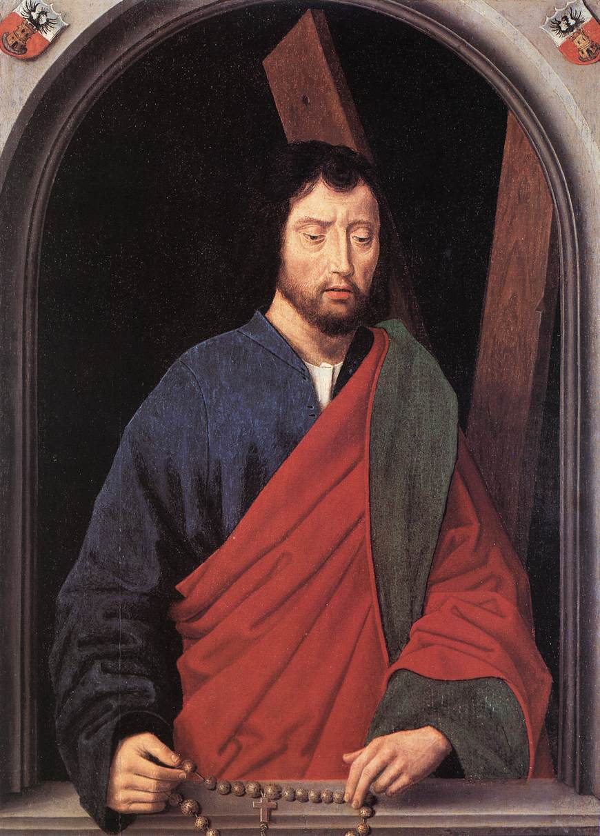 St Andrew (left wing of a diptych, reverse)