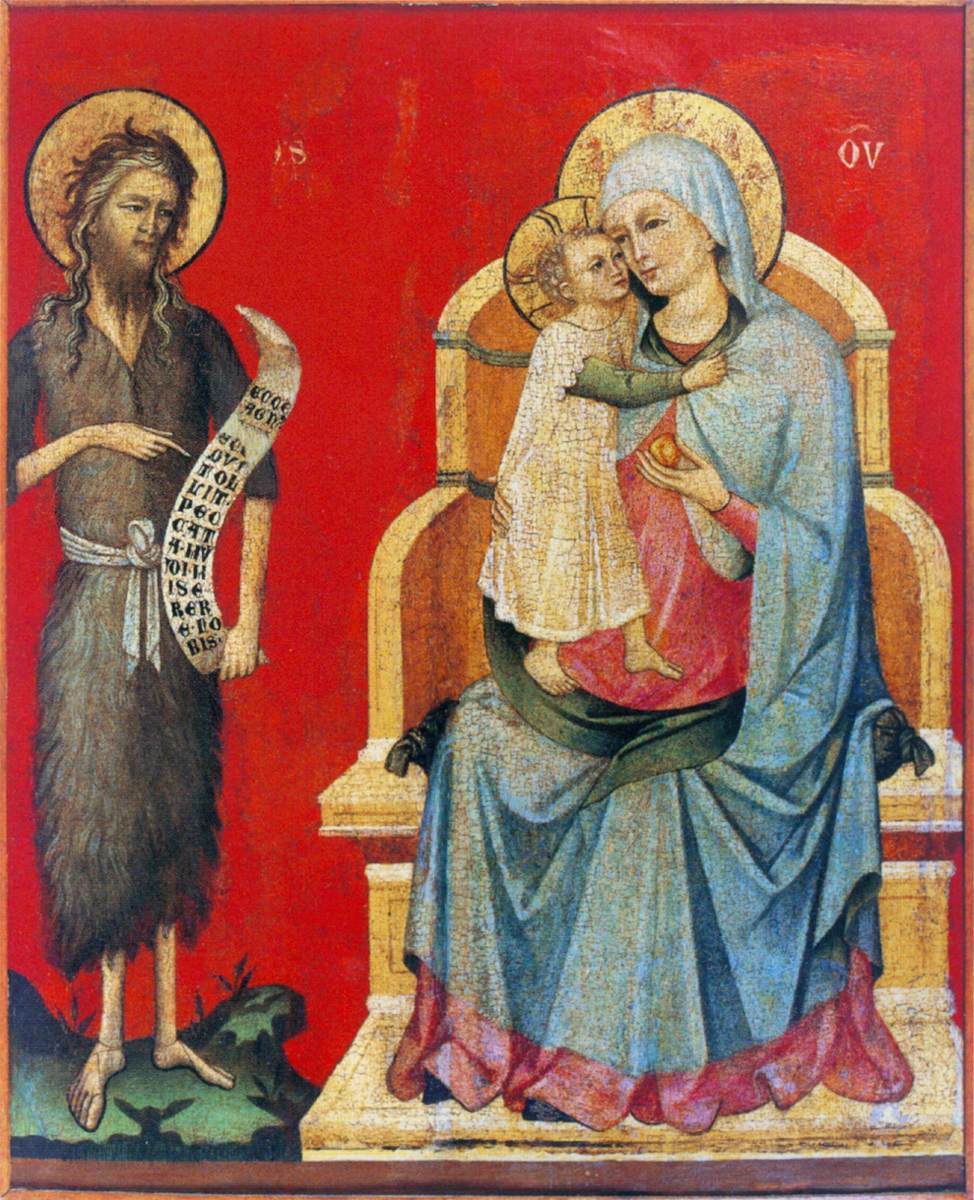 The Virgin and Child with St John the Baptist