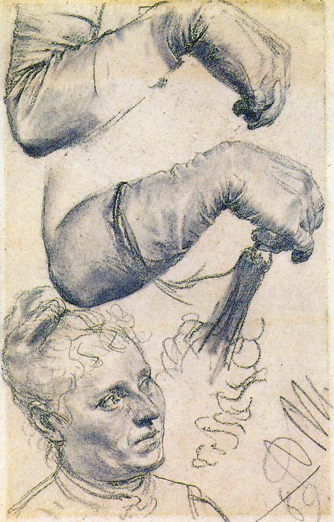 Study of a Woman with a Fan