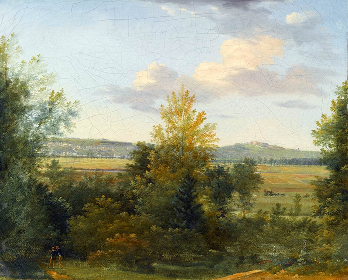 Pastoral Landscape with two Travellers