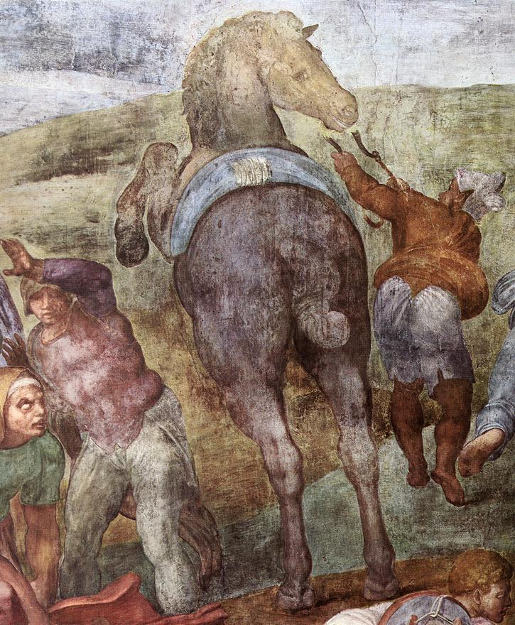 The Conversion of Saul (detail)