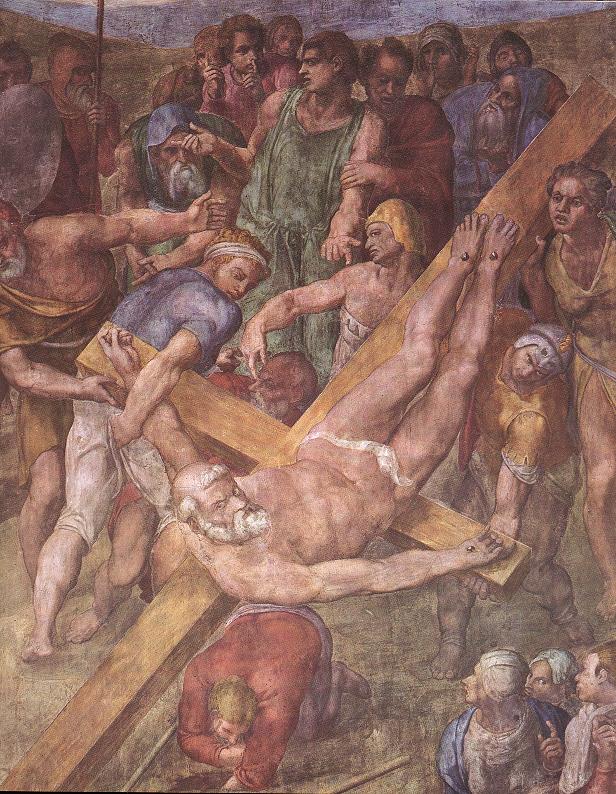 Martyrdom of St Peter (detail)