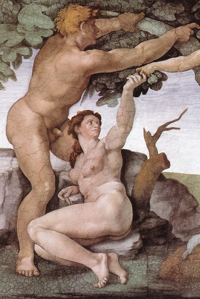 The Fall and Expulsion from Garden of Eden (detail)