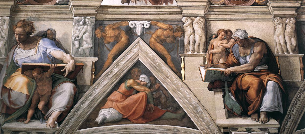 The ceiling (detail)