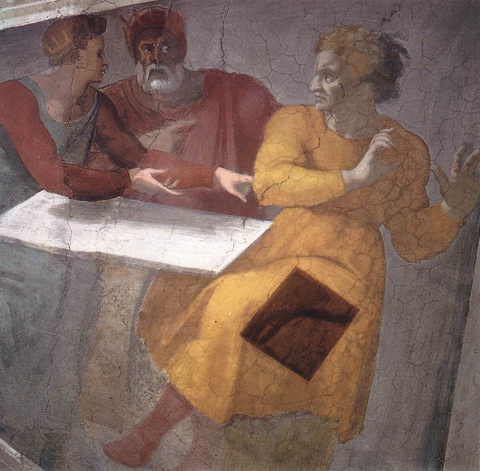 Punishment of Haman (detail)