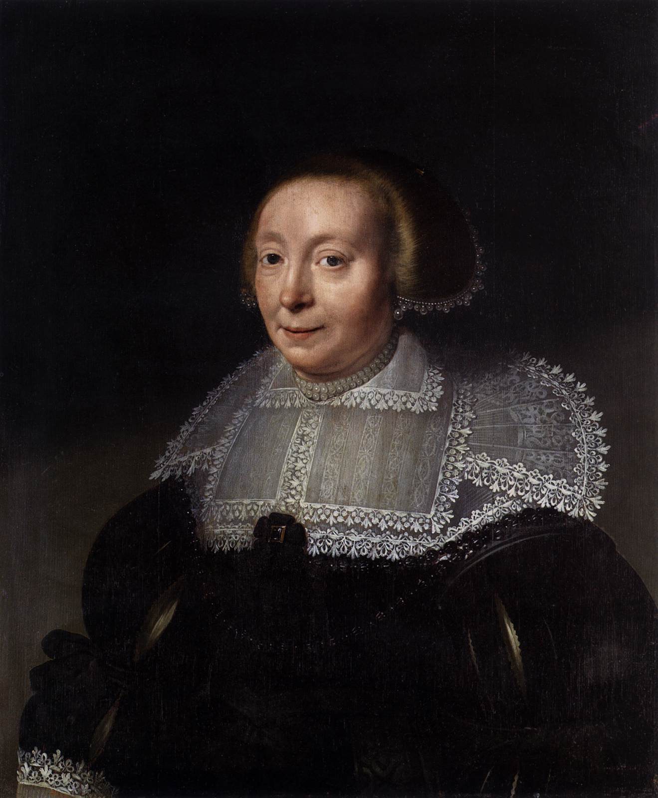 Portrait of a Woman with a Lace Collar