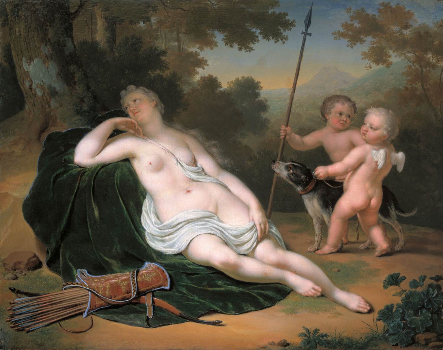 Diana Resting in a Landscape