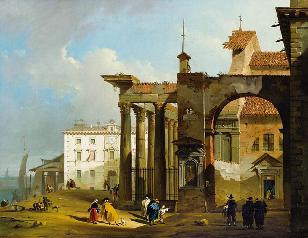 Imaginary View with the San Lorenzo Columns, Milan