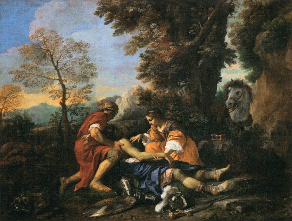 Tancred Revived by Erminia and Vafrine after the Combat with Argantes
