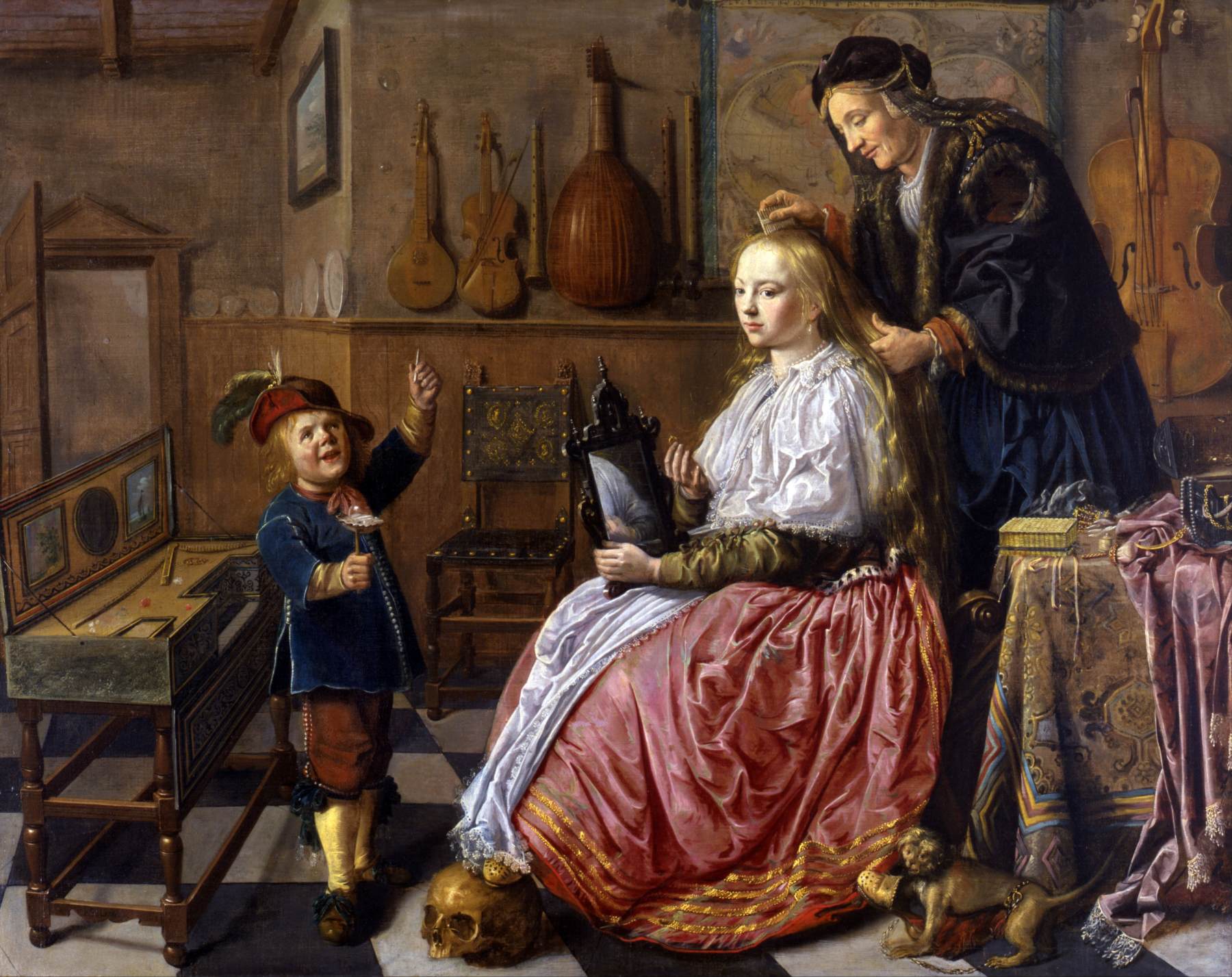 Allegory of Vanity (detail)