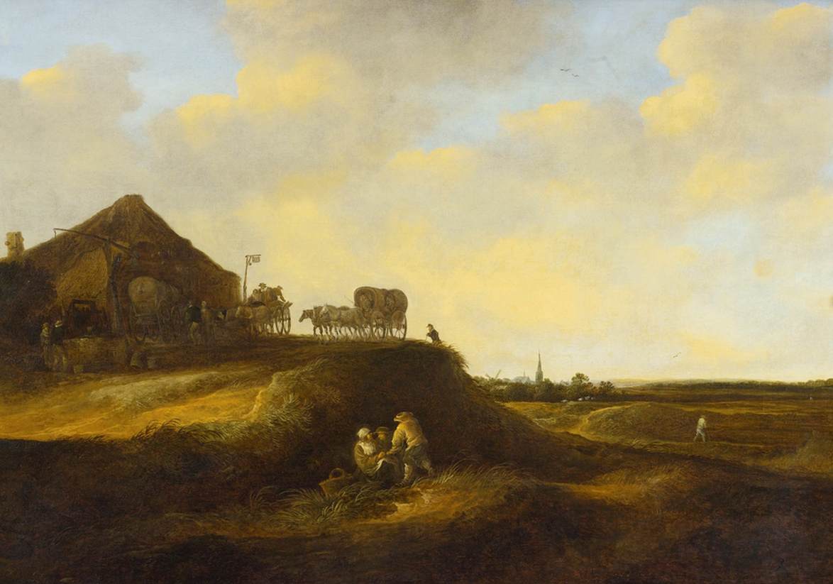 Dune Landscape with Resting Figures