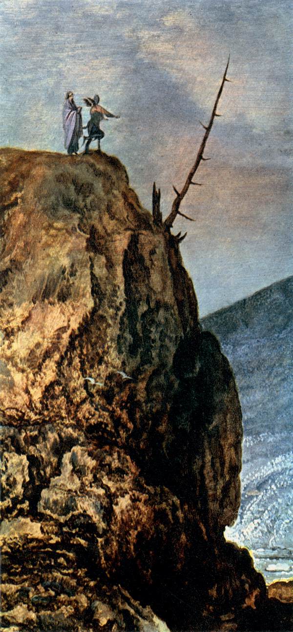 Landscape with the Temptation of Christ (detail)
