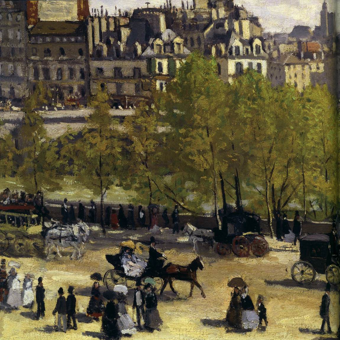 Quai du Louvre, Paris (detail)