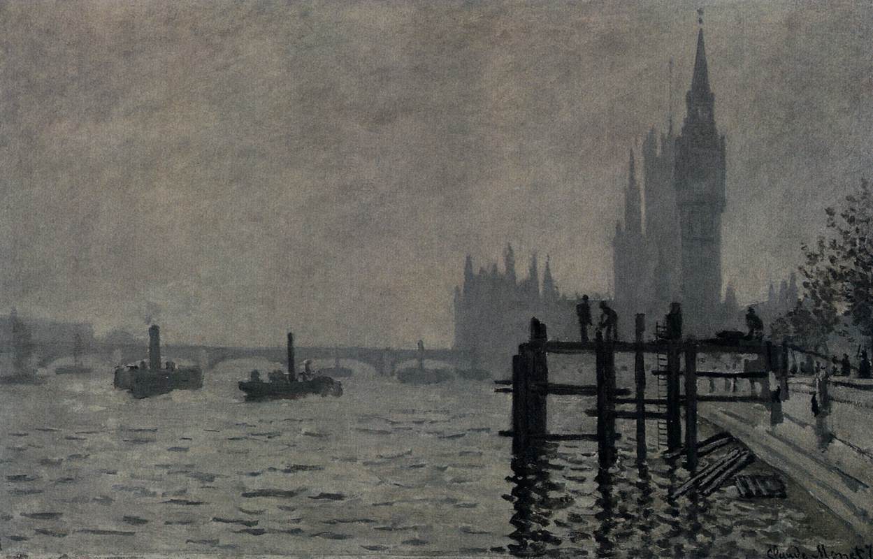 The Thames below Westminster