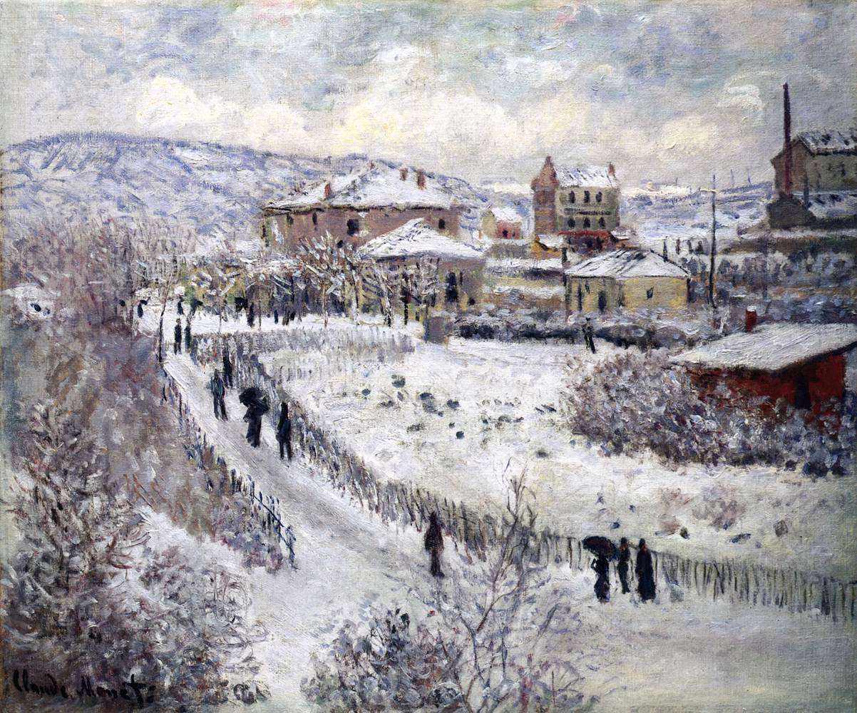 View at Argenteuil, Snow