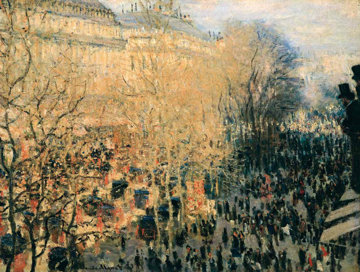 The Boulevard des Capucines in Paris