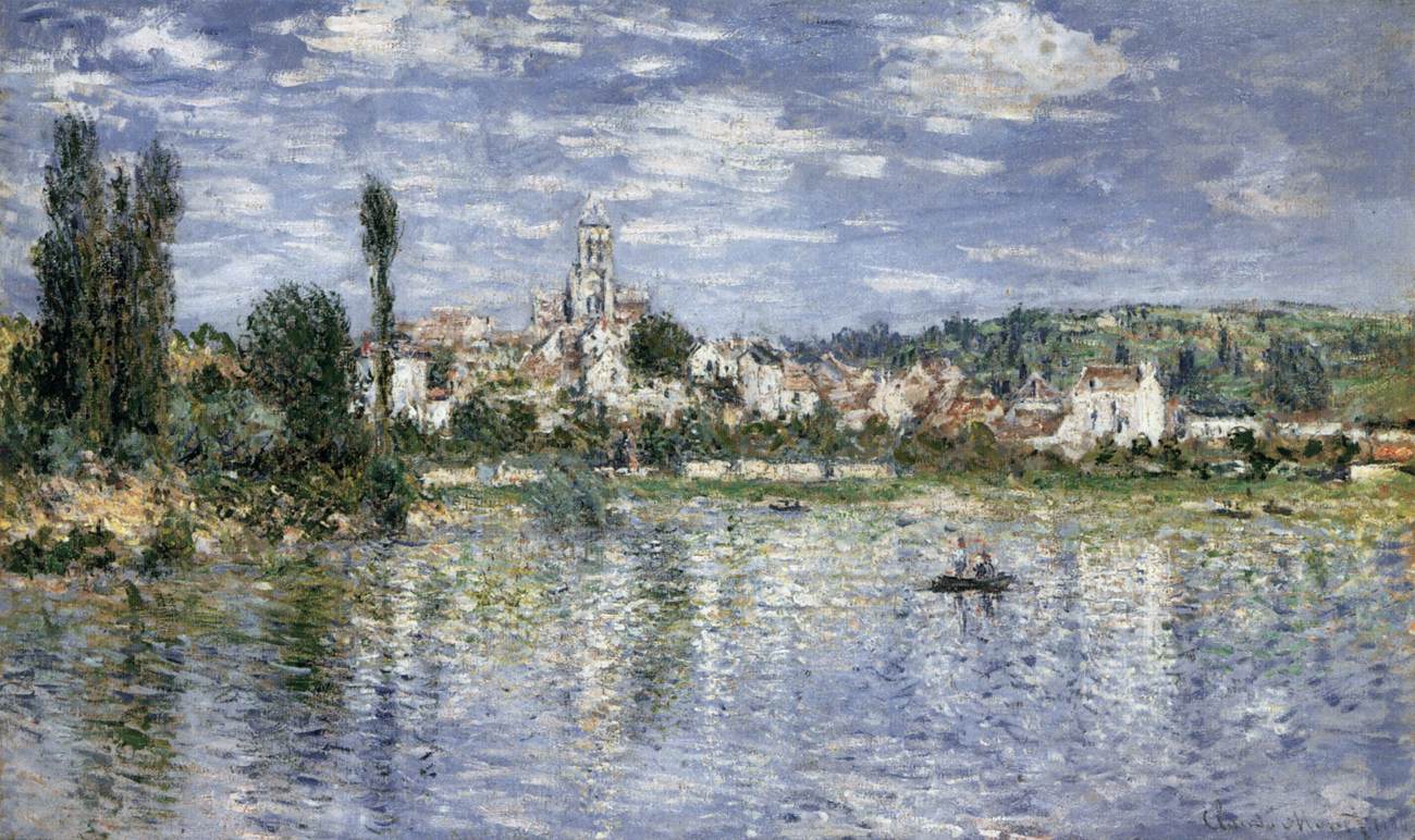 View of Vétheuil in Summer