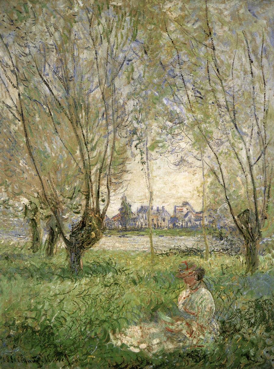 Woman Seated under the Willows