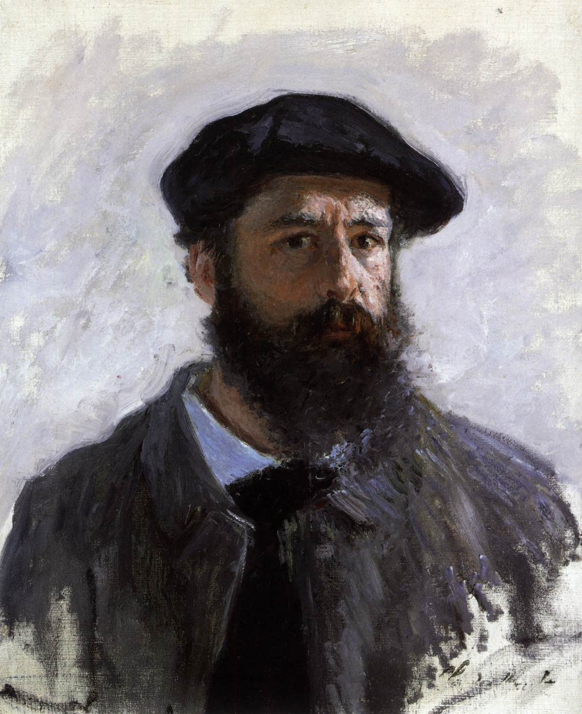 Self-Portrait in Beret