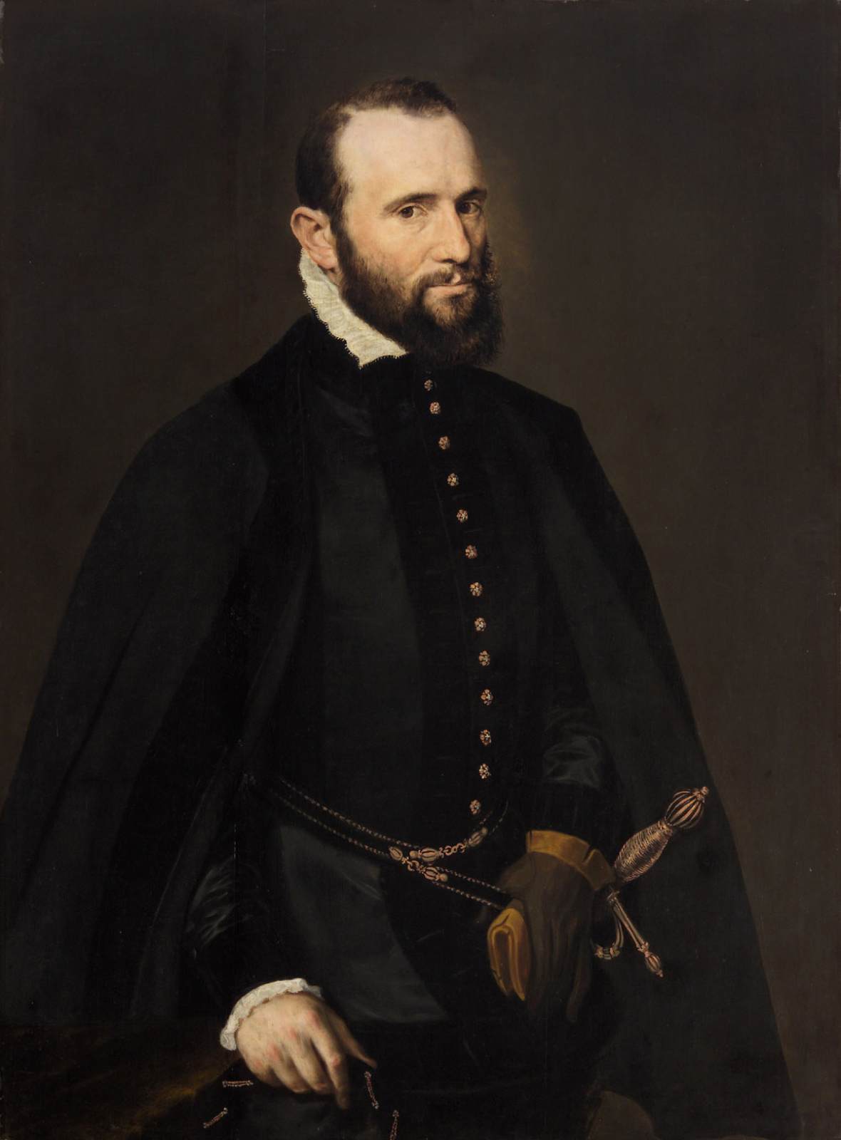 Portrait of a Black-Bearded Man